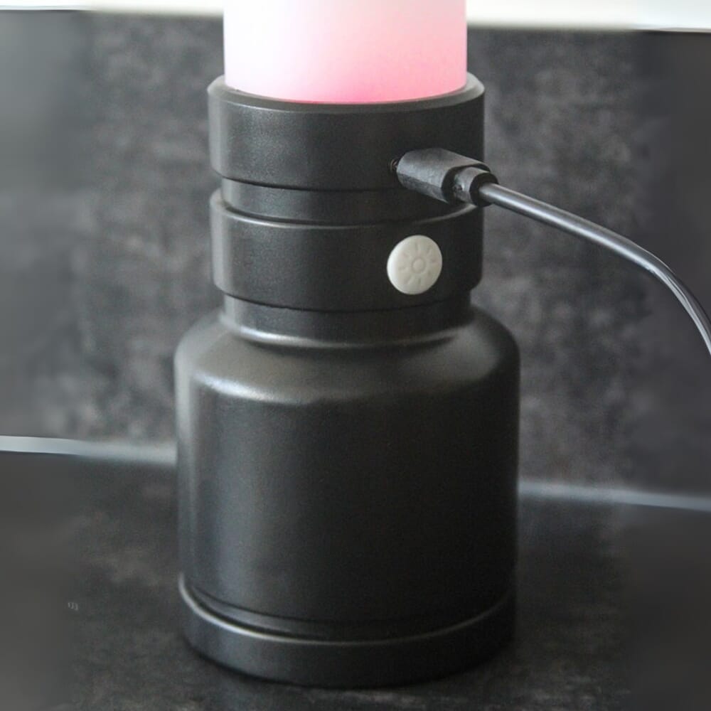 uni com rechargeable torch and lantern charging
