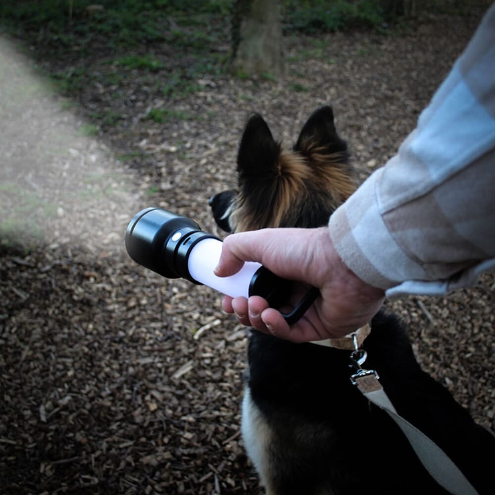 uni com rechargeable torch and lantern lifestyle