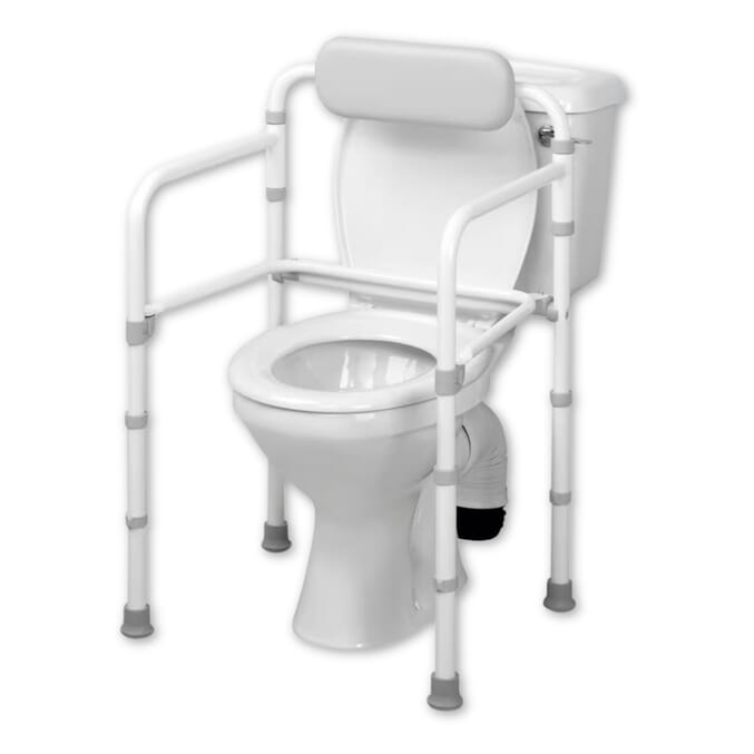 uni frame folding toilet frame