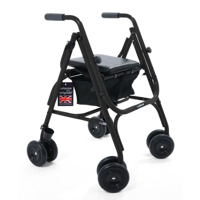 uniscan tall freeway rollator black 1