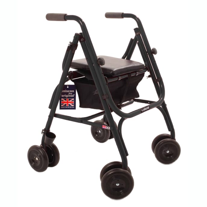 uniscan tall freeway rollator black