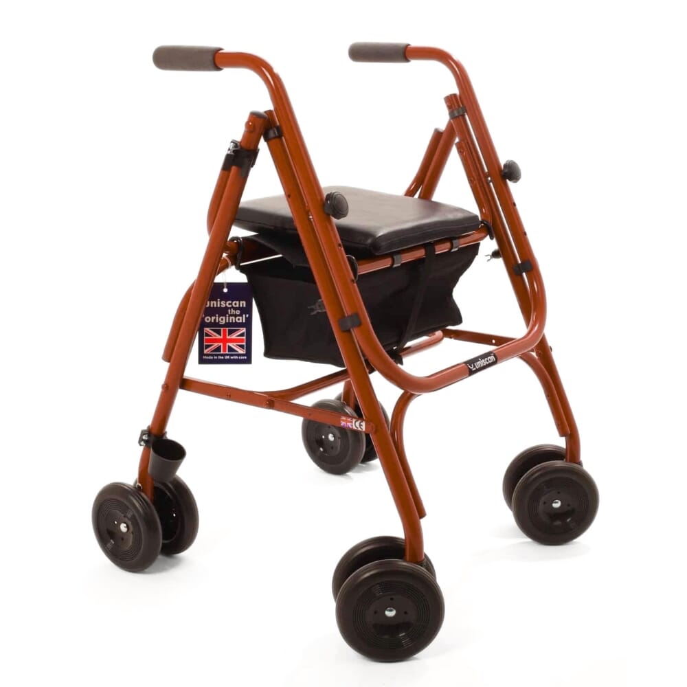 uniscan tall freeway rollator copper
