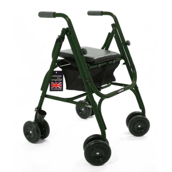 uniscan tall freeway rollator green