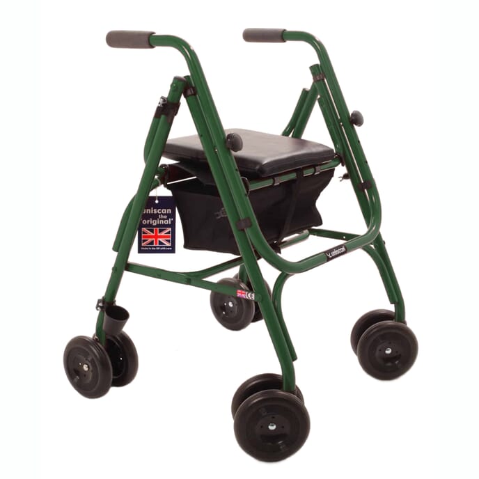 uniscan tall freeway rollator green