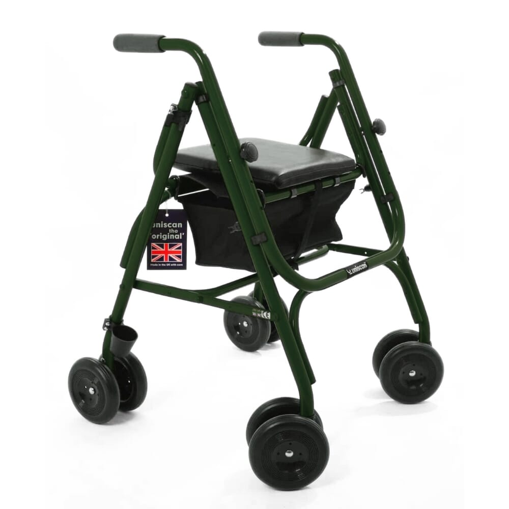 uniscan tall freeway rollator green