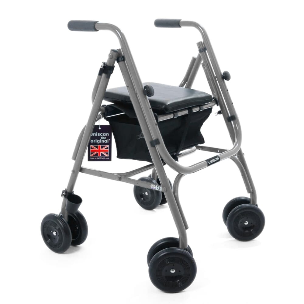 uniscan tall freeway rollator grey 1