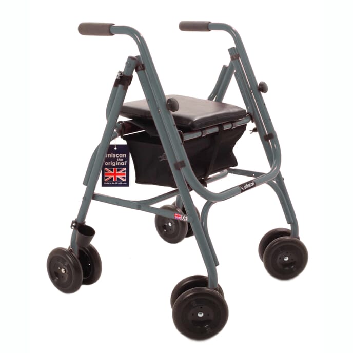 uniscan tall freeway rollator grey