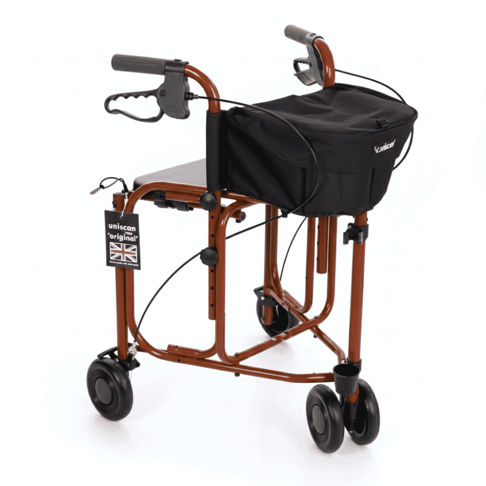 uniscan triumph rollator copper