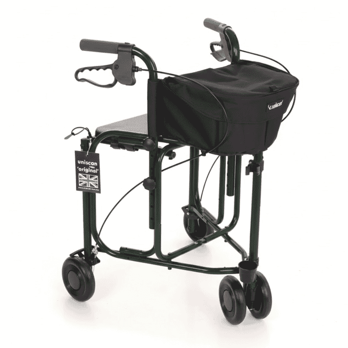 uniscan triumph rollator green