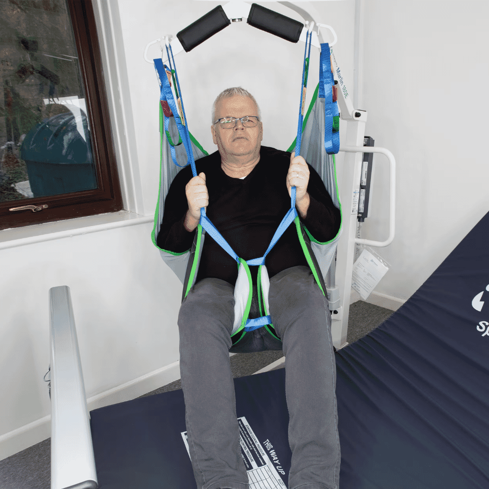 universal sling in use