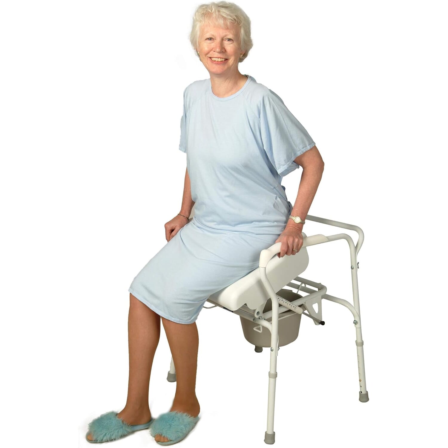 uplift commode in use