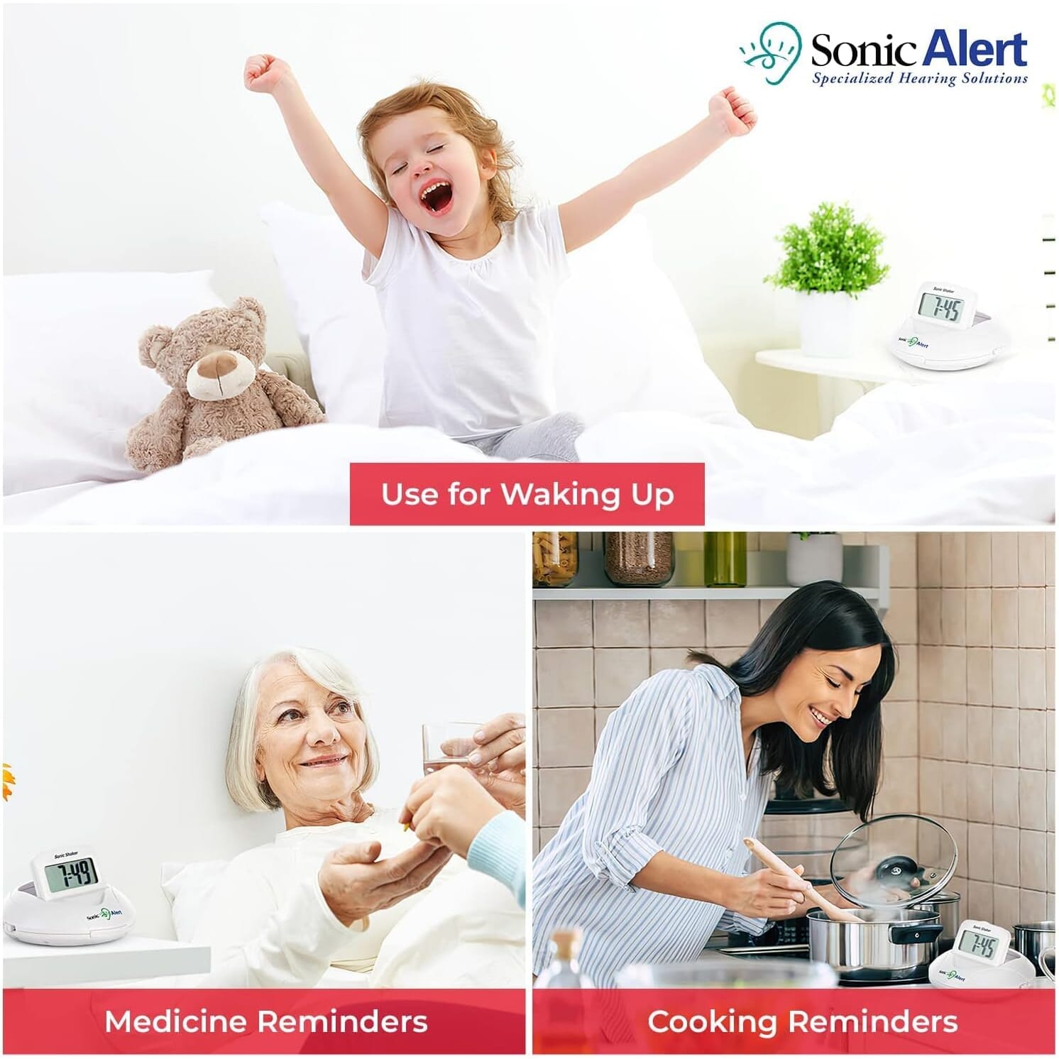 uses for sonic go anywhere shaker portable alarm clock