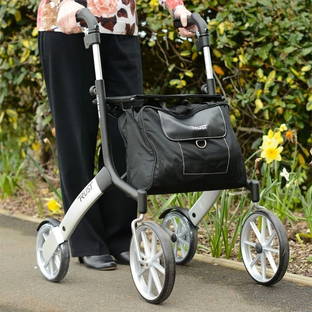 using the lets go out narrow rollator black