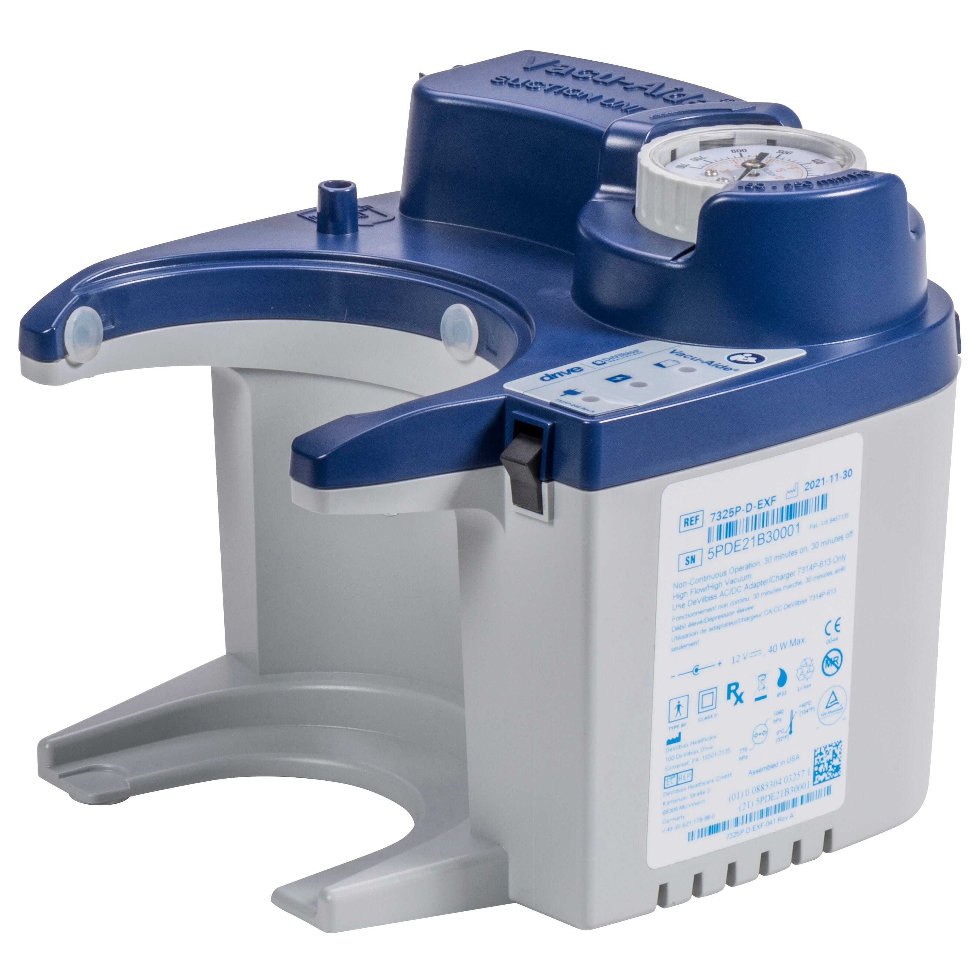 vacuaide 7325 portable suction unit without canister