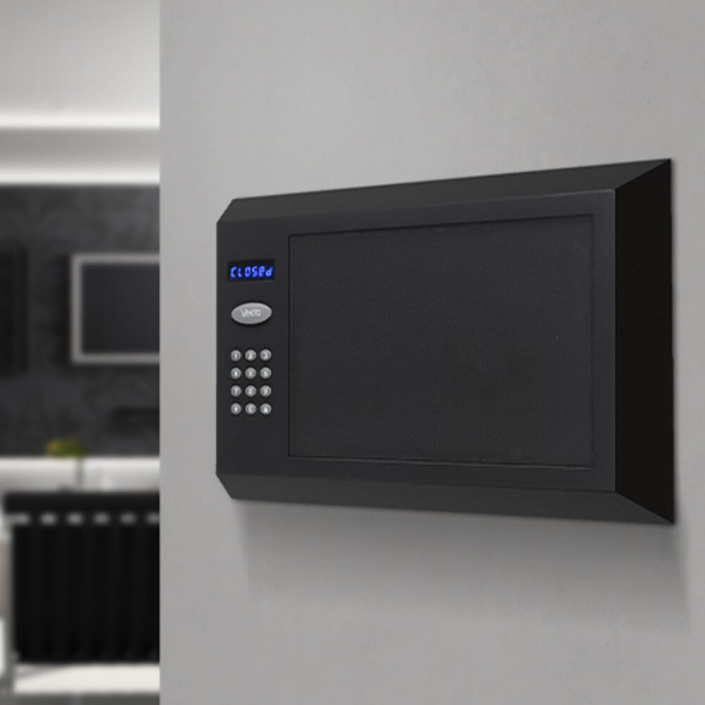 vecta personal key safe on wall