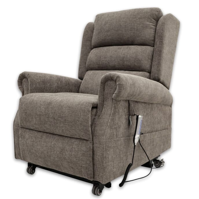 vermont royale rise recline chair cocoa