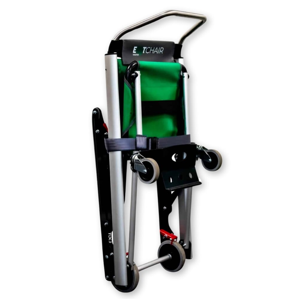 versa emergency stairway evacuation chair folded