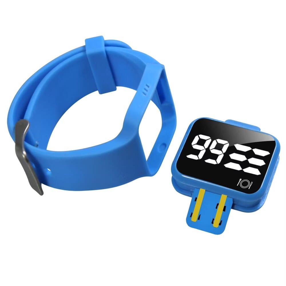 vibratime junior pill reminder alarm watch baby blue 1