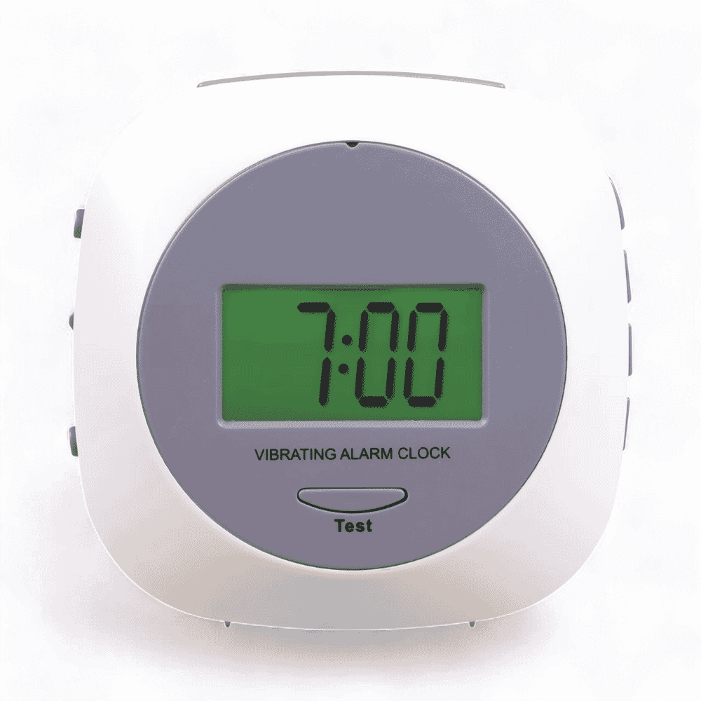 vibrating alarm clock front