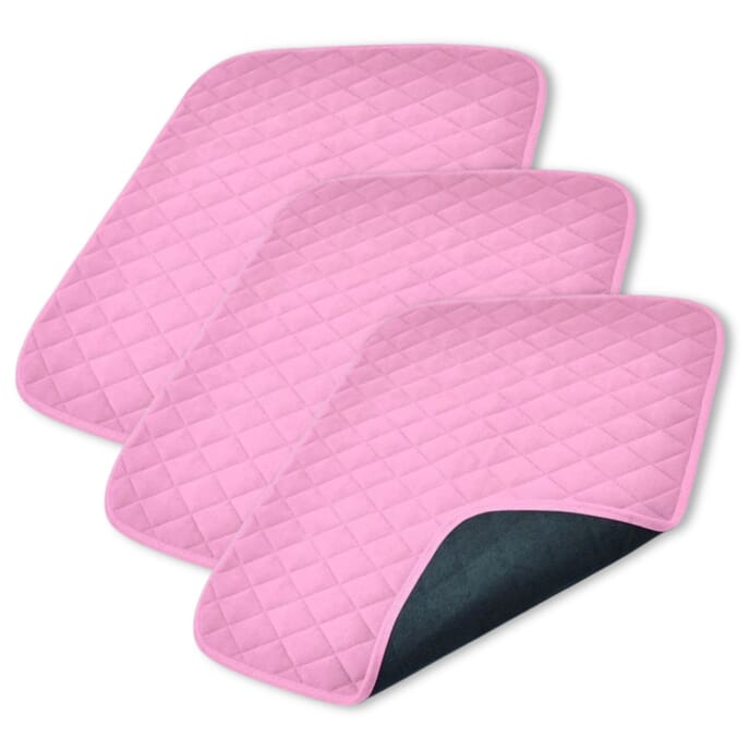 vida washable chair pad pink pack of 3