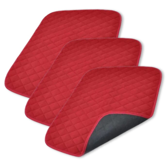 vida washable chair pad wine pack of 3