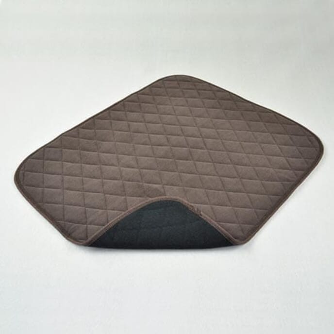 vida washable seat pad brown