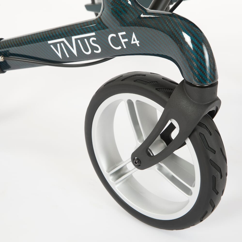 vivus carbon fibre rollator blue wheel