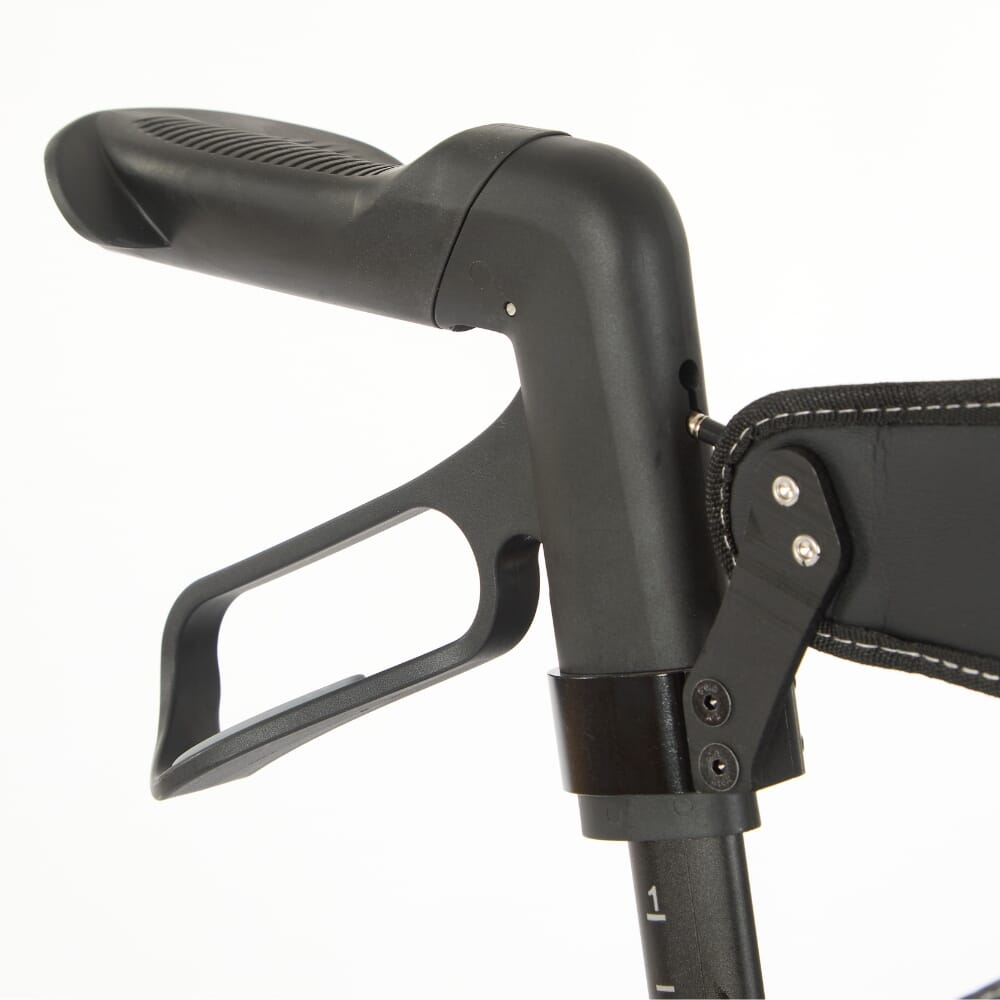 vivus carbon fibre rollator red brake