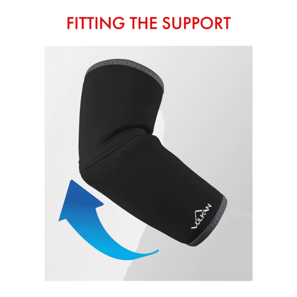 vulkan classic elbow support how to fit