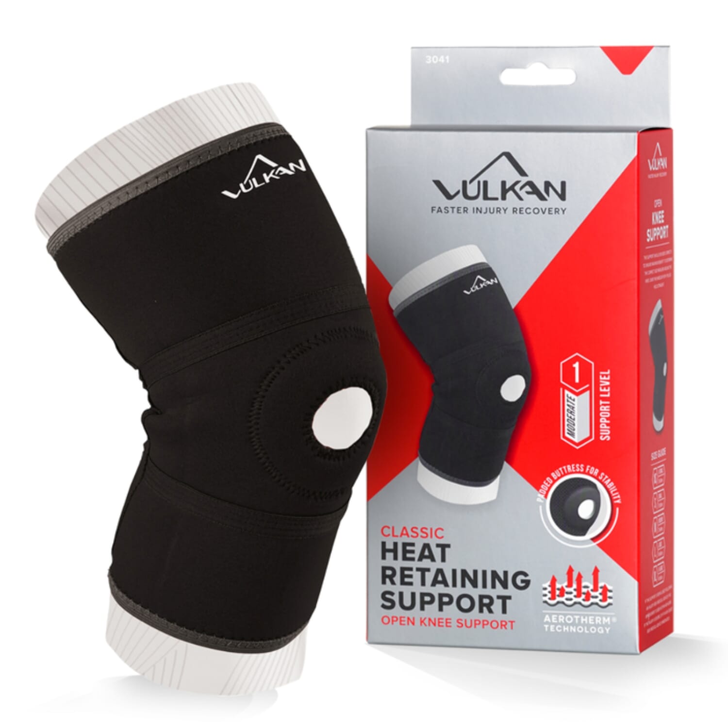 View Vulkan Classic Open Knee Support Extra Large 4550cm information