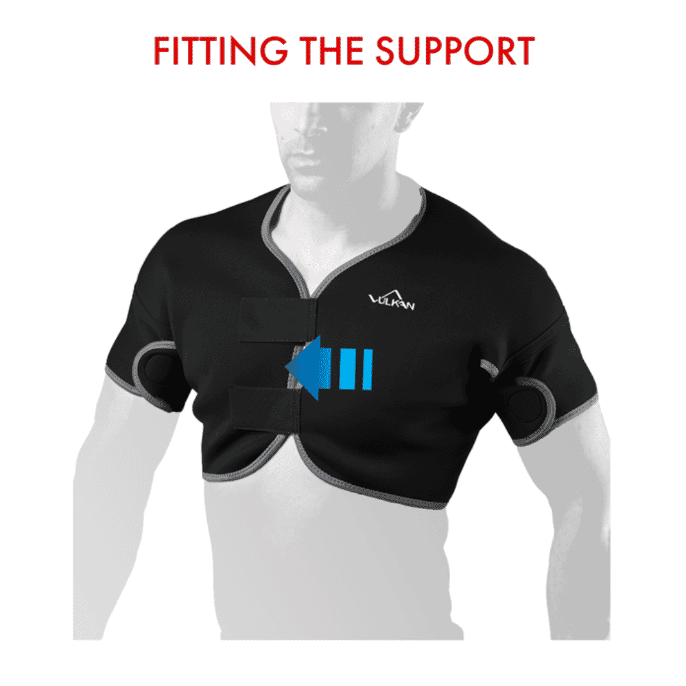 vulkan full shoulder support how to fit