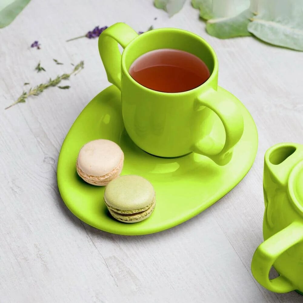 wade dignity oval saucer green lifestyle