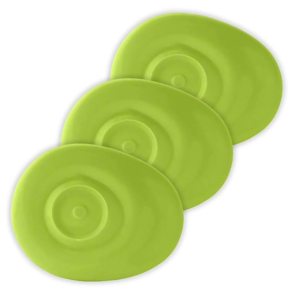 wade dignity oval saucer green pack of 3