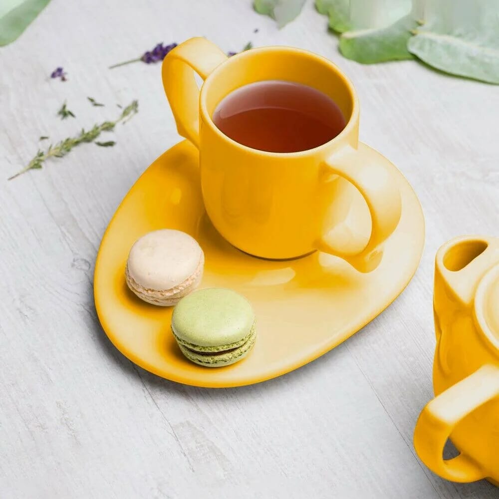 wade dignity oval saucer yellow lifestyle