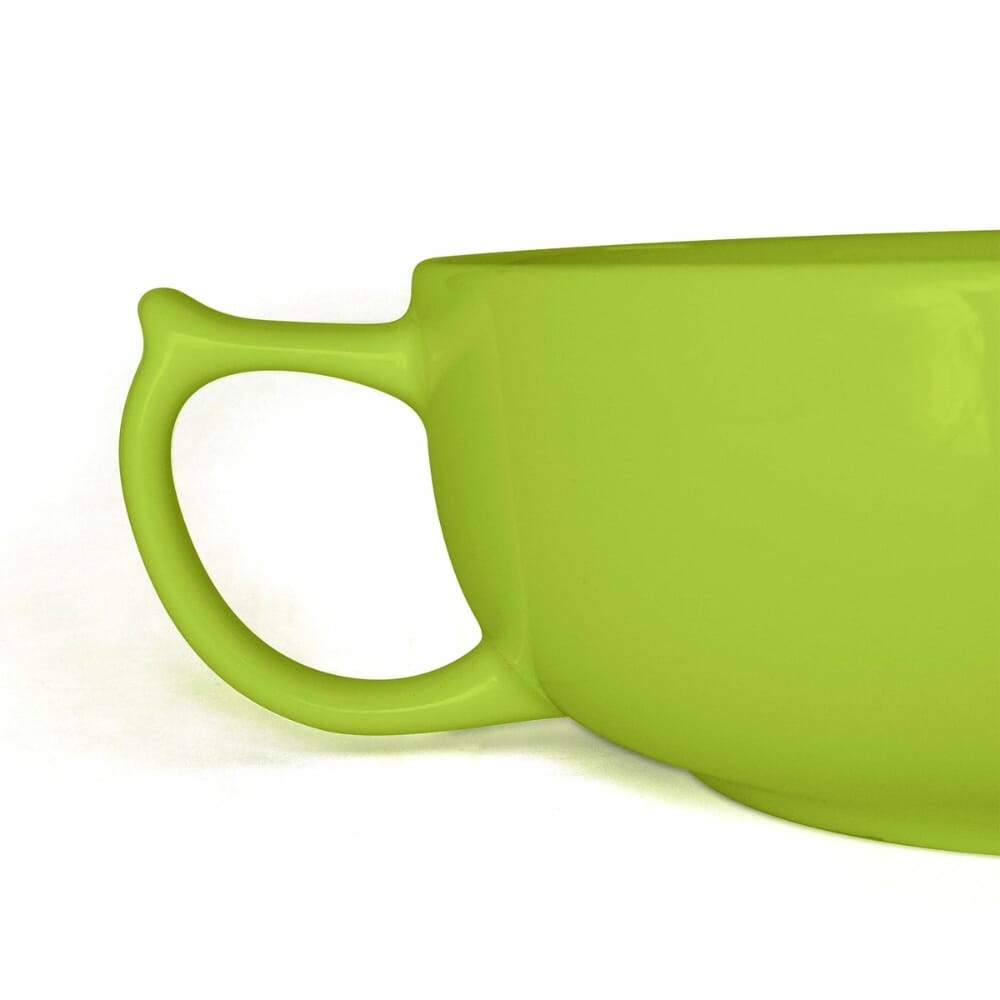 wade dignity two handled bowl green handle