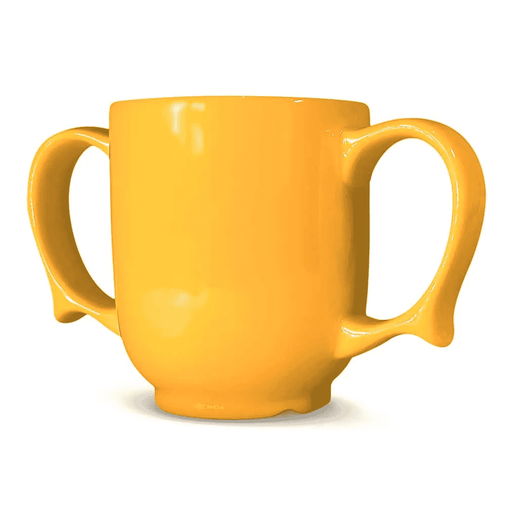 Wade Dignity Two Handled Ceramic Mug Yellow From Essential Aids 