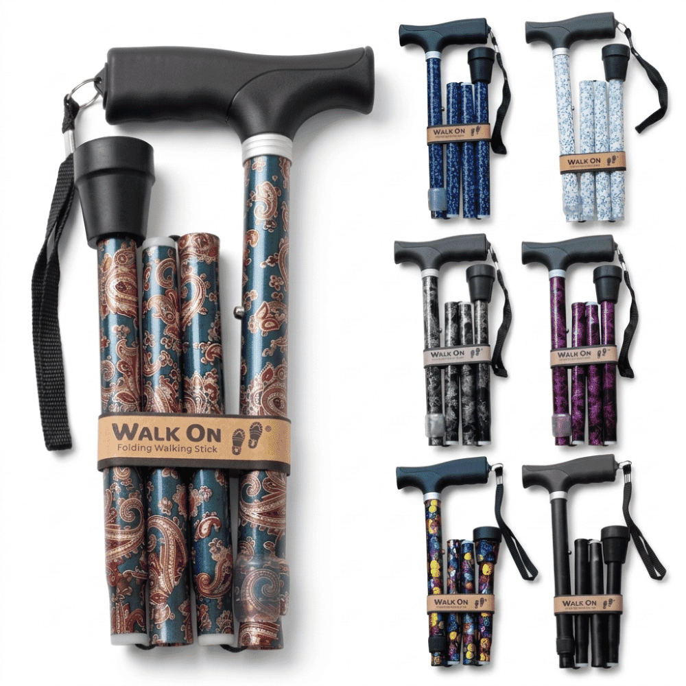 Walk On Folding Walking Stick