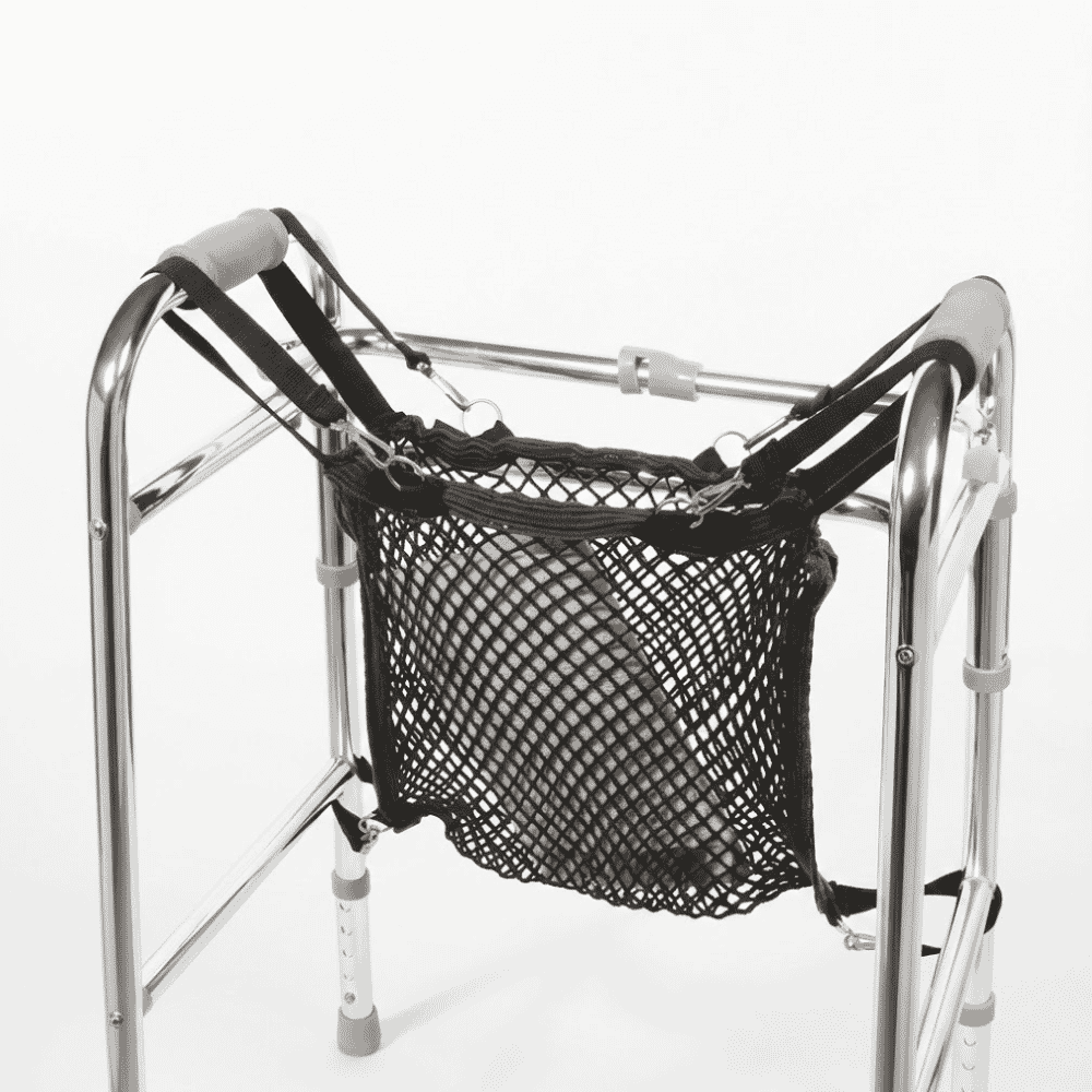 walker walking frame carry bag netting back