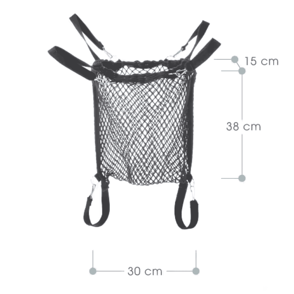 walker walking frame carry bag netting dimensions