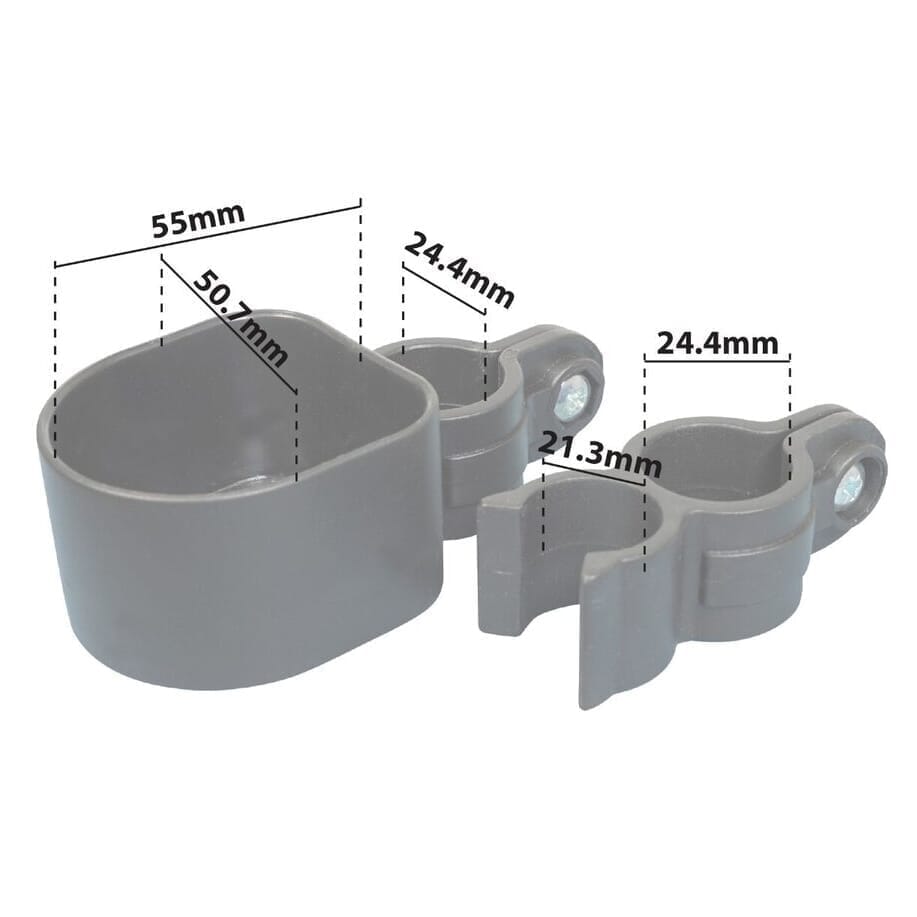 walking stick and crutch holder detail