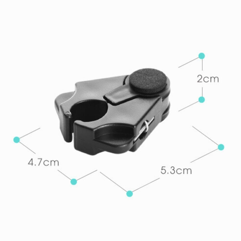 walking stick clip dimensions