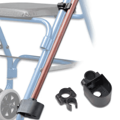 walking stick holder for rollators detail