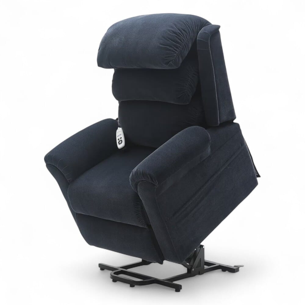walmesley dual motor riser recliner chair blue rising