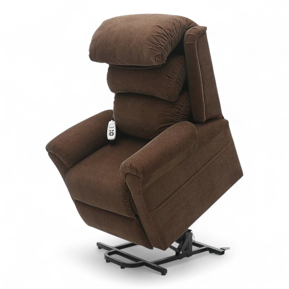 walmesley dual motor riser recliner chair brown raising