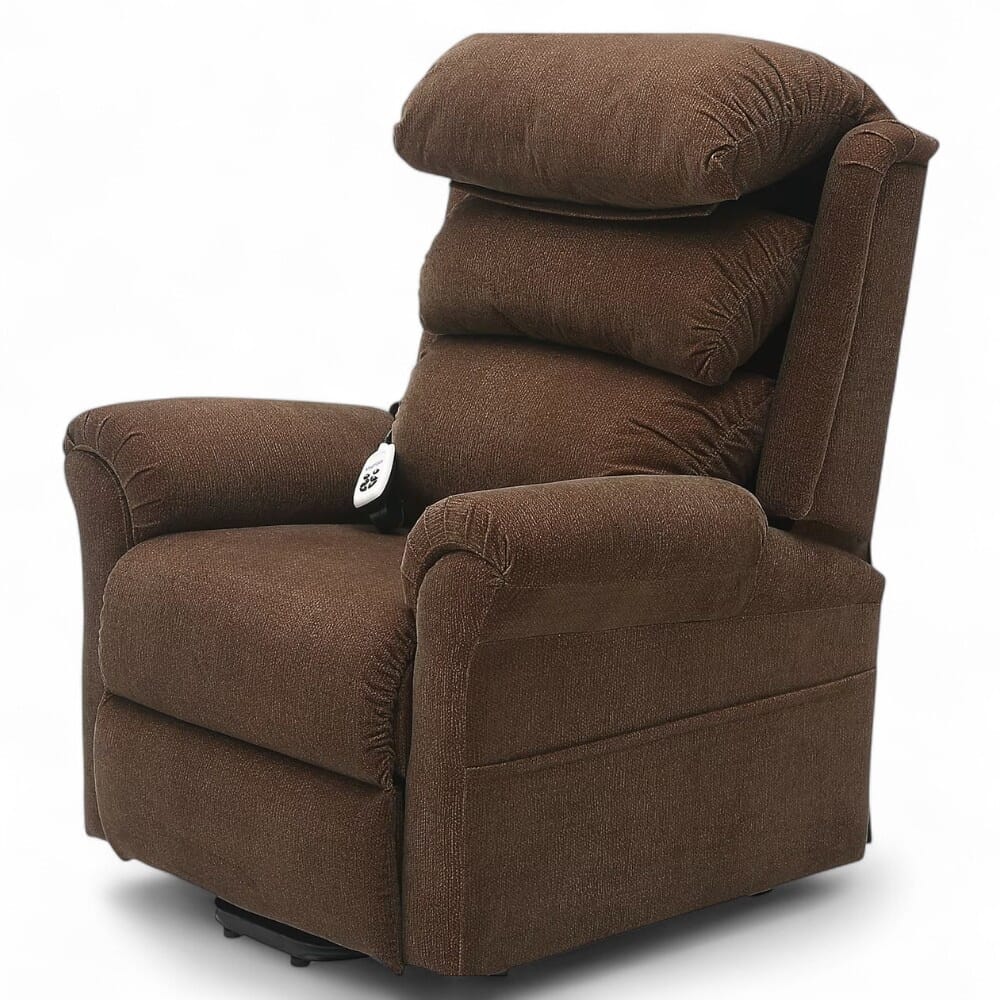 View Walmesley Dual Motor Riser Recliner Chair Brown information