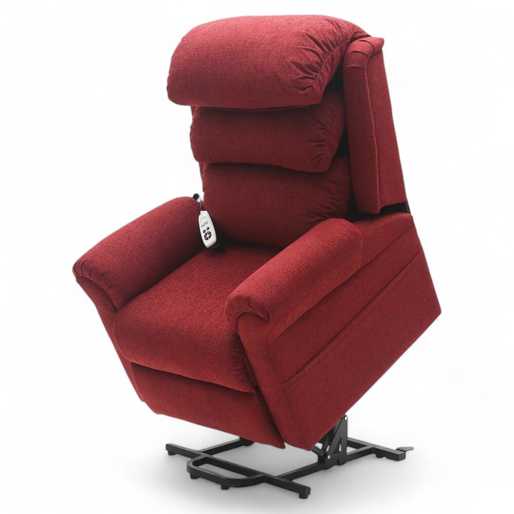 walmesley dual motor riser recliner chair red rising
