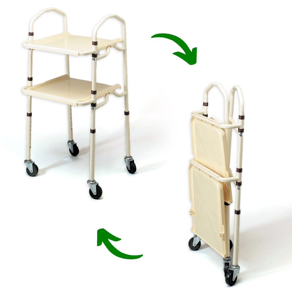 walsall folding kitchen trolley folding