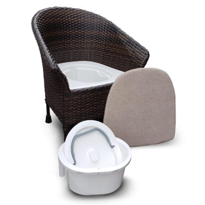 walton discreet adjust commode