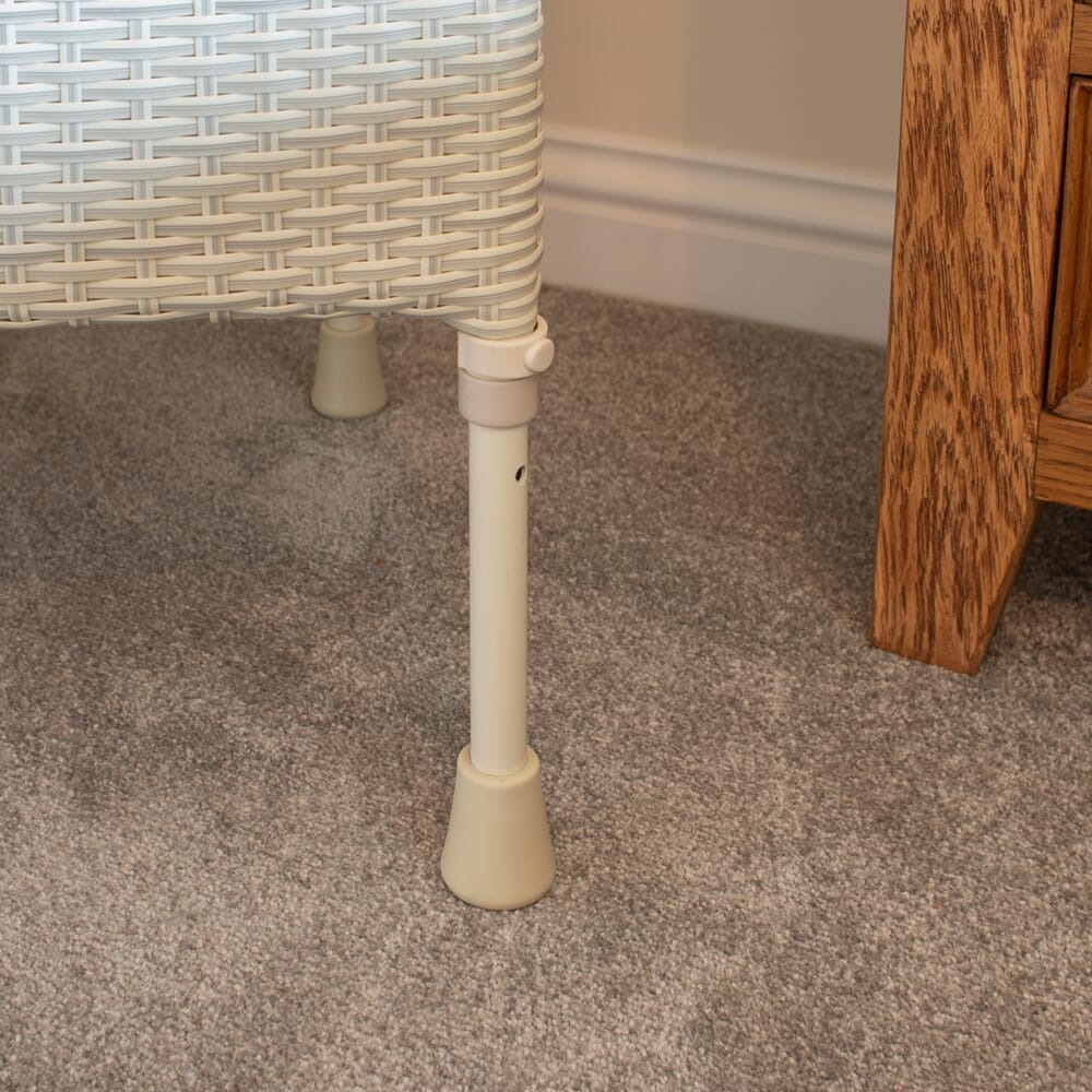 walton discreet adjustable commode adjustable height