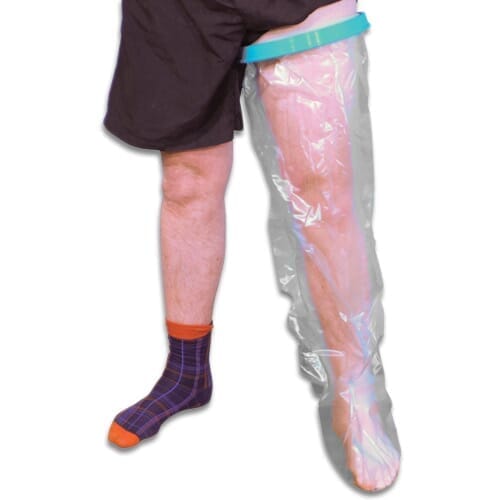 View Waterproof Bandage Protector Long Leg information